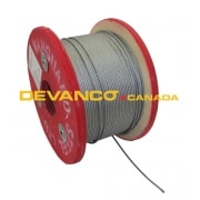 Cable 3/16"  7x19  500' Galvanized