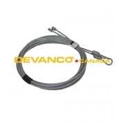 Cable Assembly 1/8" 7x7 102"  Sold per Pair