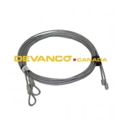 Cable Assembly 1/8" 7x7 114"  Sold per Pair