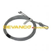 Cable Assembly 1/8" 7x19 102" Sold per Pair