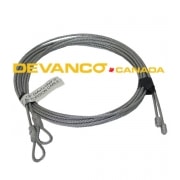 Cable Assembly 1/8" 7x19 114"  Sold per Pair