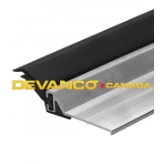 Commercial Side & Top Weather-Strip 14' Long Aluminum / Vinyl