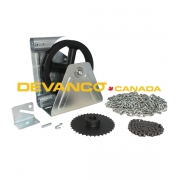 Chain Hoist Wall Mount 4:1 2000R Torque Force (126654)