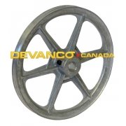 Lynx  Drive Pulley 5/8" x 8" 4L MR TC3 Open/Spoke Style for Trolley Ops