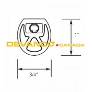 Miller Edge Non-Monitored End Plug Kit  *** Discontinued