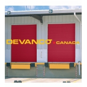Heavy-Duty Commercial Non-Insulated Rollup Sheet Door with Interior Slide Locks
