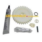 Linear Helical Gear with Grease