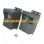 EMX Industries Door and Gate Infrared Thru-Beam Photocells w/ Grey Hoods  UL325-2016 EMX-1112-K