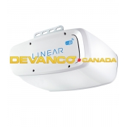 Linear  DC Powered Garage Door Opener Accepts Both Belt or Chain Rail