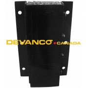 Steel-Faced Laminated Bumper Black 6" Projection Vertical Installation 24" x 11" Sold Individually