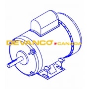 Micanan Electric Motor Only 3/4HP 230/460V 3PH