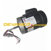 Micanan Electric Motor Only 1 HP 110/220V 1PH C-Flange TEFC 56C