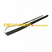 Miller Edge Black End Outlet 2 -Wire 2" wide x 1-1/2" high Sold by the Foot