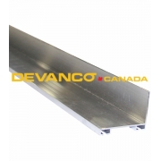 Miller Edge L-Shaped Aluminum Mounting Channel Sold by the Foot