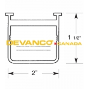 Miller Edge Yellow Universal 4-Wire Monitored 2" wide x 1-1/2" high Sold by the Foot