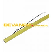 Miller Edge Yellow Left Hand Outlet 2-Wire 2" wide x 1-1/2" high Sold by the Foot