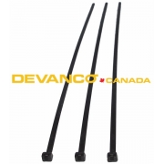Cable Tie Metal Tooth 14" 50 LB Black 100/Bag