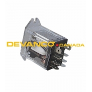 Micanan Reversing Relay 24VAC Coil DPDT Flange Mount