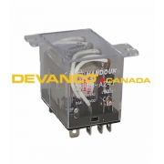 Micanan Reversing Relay 24VAC Coil 4-Pole QPDT 14-Pin Flange Mount