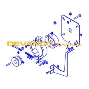 Micanan Brake Assembly for PRO-TB/APTB with 110V Solenoid Outside - New Model  ** DISCONTINUED
