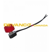 Replacement Button Only - N/C Stop Red