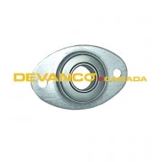 Bearing 1" Commercial with Flanged Retainer Football Style