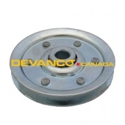 Pulley 3" HD  Yellow Zinc Plated Steel 200lb Max