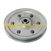 Pulley 4" Zinc Plated Steel
