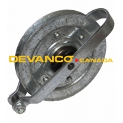 Pulley 5" Zinc Plated Clevis Pulley with Strap  ** To extent of inventory