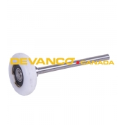 Roller 3" Black Nylon 7"  Stainless Steel Stem Precision Sealed Bearing 6203