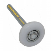 Roller 2" Nylon 4" stem 11 ball White 10/PKG Sold per Pack