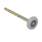 Roller 2" Nylon 7" stem 11 ball White