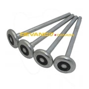 Roller 2" Steel 7" stem 10 ball