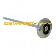 Roller 3" Steel 11" stem Precision Bearing