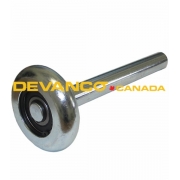 Roller 3" Steel 3/4" Shaft 5.8" stem Heavy-Duty 6203 Bearing
