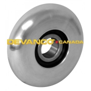 Roller 3" Steel Roller Head Only Heavy-Duty 6203 Bearing 5/8"