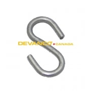S Hook #8 Small 1/8" x 1-3/8"
