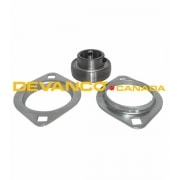 Pillow Block Flange Bearing Football Style 1" Bore SBPFL205-16