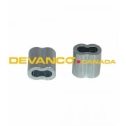 Zinc Plated Copper Sleeve 5/32" 100 Sleeves per Pkg  *price on request