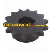 Sprocket 50B14 for a 1" Shaft 1/4" keyway