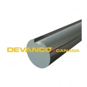 Solid Shaft 1" Keyed Zinc Plated 10'-6"