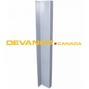 Track Guard Z type 60" high to Protect 3" Track Sold as a Pair