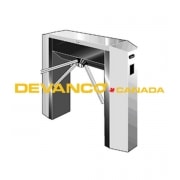 Waist-High Pedestrian Tripode Turnstile with Heater & Pictograms