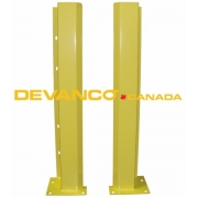 Track Guard 36" Tall Safety Yellow With Base Sold as a Pair  *** To Extent of Inventory