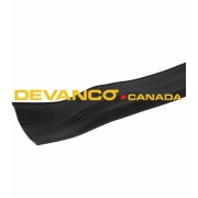 Vinyl Seal 4" Bottom Bead End 1/8" Bead Black - sold per foot