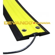 Electrical Vehicle Treadle Switch 24VAC 5ft Long Black/Yellow