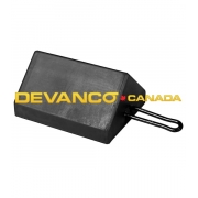 Wheel Chock WC-5810 Pyramid Rubber with U Hook